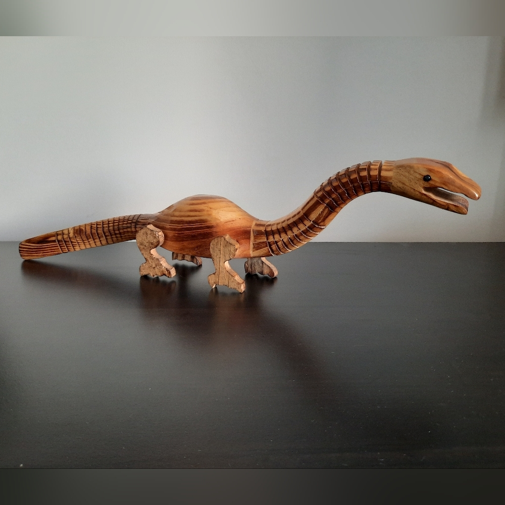 Wooden Dinosaur Action Figure